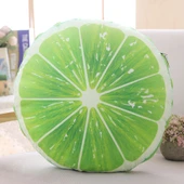 Meyve Desenli Yazlık Serinletici Yorgan - Renkli Limon - 1x1.5m - 4
