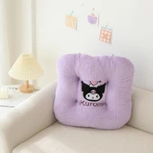 Tavşan Tüyü Koltuk Minderi - Koyu Pembe 45cm - 8