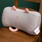 Çizgi Film Desenli Hafızalı Köpük Yastık - Pembe Domuz 42cm x 22cm - 5