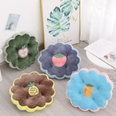 Çizgi Film Meyve Peluş Minder - Elma Kare 42cm - 6