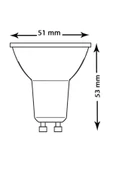 Osram Led 4.5W 6500K 350lm GU10 Duy Beyaz Işık Spot Lamba - 3