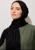 Tesettür Şal - Siyah thumbnail 2