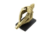Mikasa Moor Cowry Gold Metal Dekor Obje 25x11x14cm thumbnail 2