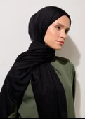Tesettür Şal - Siyah thumbnail 4