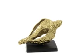 Mikasa Moor Cowry Gold Metal Dekor Obje 25x11x14cm thumbnail 1