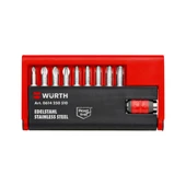 Würth Bits Uç Seti Paslanmaz Çelik 1/4 10 Parça - 1