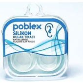 Poblex Antialerjik Silikon 2'li Kulak Tıkacı - 1