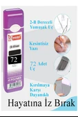 Kalem Ucu 72 li 0.9 mm 2B 4 Paket Çoklu Versatil Kalem Uç Mekanik Uçlu Otomatik Kurşun Mikro Kalem Ucu 60 mm Yumuşak - 3