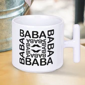 Baba Yazılı Babalar Gününe Özel Baskılı T Kupa Bardak - 1
