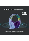 Logitech G G733 LIGHTSPEED RGB Kablosuz 7.1 Surround Ses Oyuncu Kulaklığı - Lila 981-000890 - 7