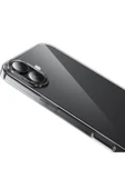 EVAX  (2MM ŞEFFAF) Iphone 16 Plus Uyumlu Şeffaf Yumuşak Esnek Silikon Kılıf - 4