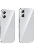 EVAX  (2MM ŞEFFAF) Iphone 16 Plus Uyumlu Şeffaf Yumuşak Esnek Silikon Kılıf - 5