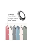 EVAX (SAFİR) Iphone 13 / 13 Mini Uyumlu Kolay Kurulum Aparatlı Safir Kamera Lens Koruyucu 2'li Set - 3