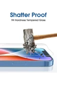 EVAX  (2 CAM + 2 LENS) iPhone 14 Uyumlu 2 Adet Ekran Koruyucu ve 2 Adet Kamera Lens Koruyucu - 4