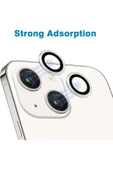 EVAX (METAL LENS) Iphone 13/13 Mini Uyumlu Kamera Koruyucu Lens Mercek Metal Çerçeveli 2li Set - 2