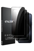 EVAX  (3'LÜ GUARD HAYALET) Iphone 15 Pro Uyumlu Hayalet Tam Kaplayan Guard Cam Ekran Koruyucu (3 Adet) - 1