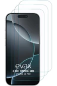 EVAX  3'lü Paket iPhone 16 Pro Uyumlu Temperli HD+ Cam Ekran Koruyucu (3'lü Paket) - 1