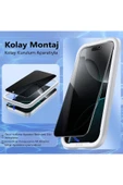 EVAX  (ARMOR HAYALET) Iphone 16 Pro Uyumlu Hizalama Aparatlı Hayalet Cam Ekran Koruyucu - 3