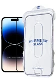 EVAX  (MAGICBOX TAM) iPhone 15 Pro Max Uyumlu Kolay Kurulum Aparatlı Magic Tam Kaplayan Cam Ekran Koruyucu - 1