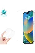 EVAX  (ESNEK NANO CAM) iPhone 15 Uyumlu Ultra İnce Darbe Korumalı Esnek Nano Mizer Ekran Koruyucu - 6