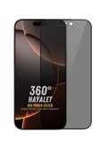 EVAX  (360° HAYALET) iPhone 16 Pro Max Uyumlu 360° 4 Yönden Görünmez Hayalet ESD Tam Cam Ekran Koruyucu - 1