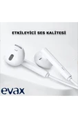 EVAX Poxo X7 Pro / X7 / X6 Pro / X6 / X5 Pro / X5 uyumlu Mikrofonlu Type-C Kulaklık - 2