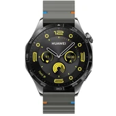 Huawei Watch GT3 46mm GT3 Pro 46mm GT3 Se Uyumlu Dalga Desenli Tokalı Yumusaş Soft Silikon Kordon  Koyu Gri - 5