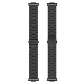 Huawei Watch Fit 4 Fit 4 Pro Uyumlu Paslanmaz Döküm Çelik Metal Kordon Dayanıklı ve Şık  Siyah - 5