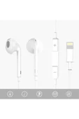 EVAX  Apple Kulaklık Lightning Girişli Kulakiçi Kulaklık Earpods (Bluetooth Connect) - 3