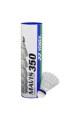 YONEX Maviis - 350 - M - Naylon Tüy Top 6'lı Beyaz - 3