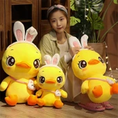 Peluş Oyuncak Küçük Sarı Ördek - Sarı 35cm - 9