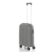 MÇS Bavul Orta ve Kabin 2li Set Kırılmaz Silikon Valiz V305 Gri thumbnail 6