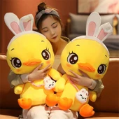 Peluş Oyuncak Küçük Sarı Ördek - Sarı 35cm - 10