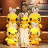 Peluş Oyuncak Küçük Sarı Ördek - Sarı 35cm - 11