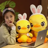 Peluş Oyuncak Küçük Sarı Ördek - Sarı 35cm - 7