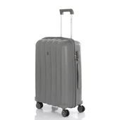MÇS Bavul Orta ve Kabin 2li Set Kırılmaz Silikon Valiz V305 Gri thumbnail 3