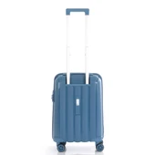 MÇS Bavul Orta ve Kabin 2li Set Kırılmaz Silikon Valiz V305 SkyBlue - 8