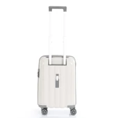 MÇS Bavul Orta ve Kabin 2li Set Kırılmaz Silikon Valiz V305 Kemik/Gri thumbnail 8