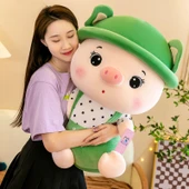 Sevimli Domuz Peluş Oyuncak - Yeşil 75cm - 9
