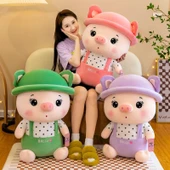 Sevimli Domuz Peluş Oyuncak - Yeşil 75cm - 12