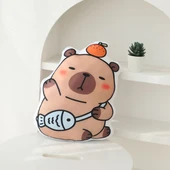 Lotus Oturan Kapibara Peluş Yastık - 36cm - 7
