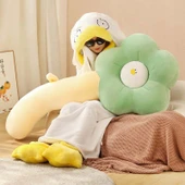 Ya Ya Bacak Yastığı - Yeşil Çiçekli - 130cm - 9