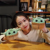 Yoda Bebek Peluş Oyuncak Bebek - 22cm - 5