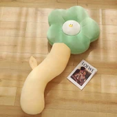 Ya Ya Bacak Yastığı - Yeşil Çiçekli - 130cm - 1