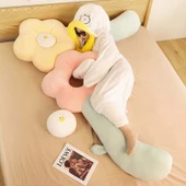 Ya Ya Bacak Yastığı - Yeşil Çiçekli - 130cm - 10