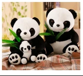 Peluş Panda Oyuncak - Anne ve Yavru Panda - 40cm - 10