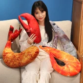 Simülasyon Istakoz Pençesi Peluş Yastık - 80cm - 11