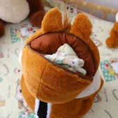 Açık Kahverengi Sincap Peluş Oyuncak - Büyük 60cm - 4