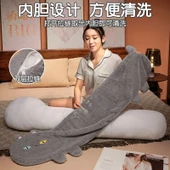 Çıkarılabilir Yıkanabilir Bacak Yastığı Peluş Oyuncak - Kedi - 130cm - 5