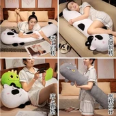 Çıkarılabilir Yıkanabilir Bacak Yastığı Peluş Oyuncak - Kedi - 130cm - 7